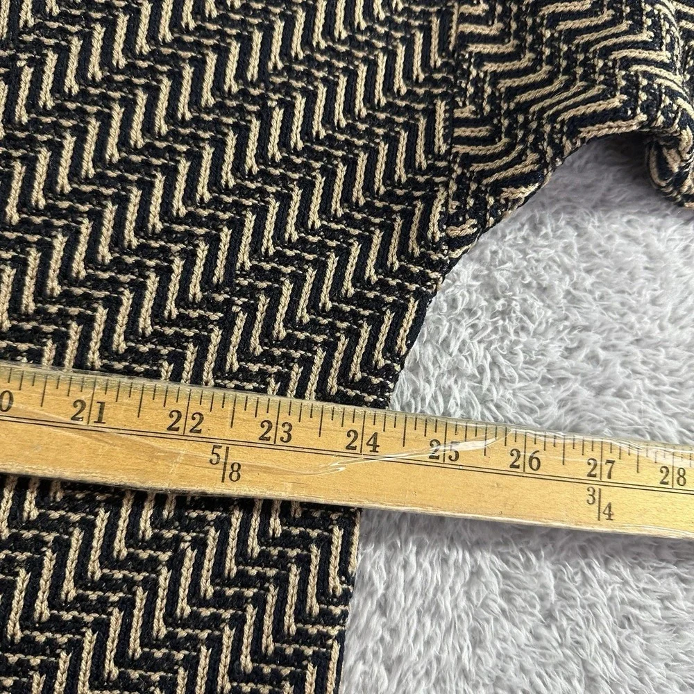 Vintage Jantzen‎ Pattern Sweater Mens XL Geometric Brown Black Grandpacore Retro